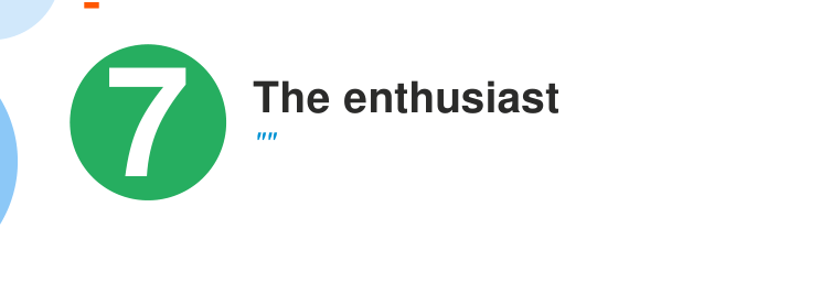 The client's dominant Enneagram type, clearly named